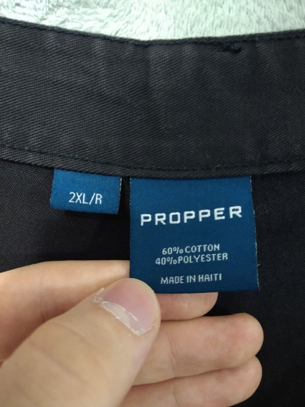 Propper Cargo Pants Mens 2XL Black BDU Trouser Tactical Canvas Outdoor - Picture 7 of 9